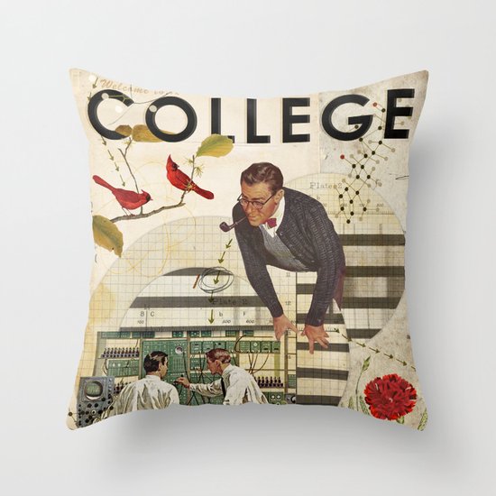 Welcome to... College Throw Pillow