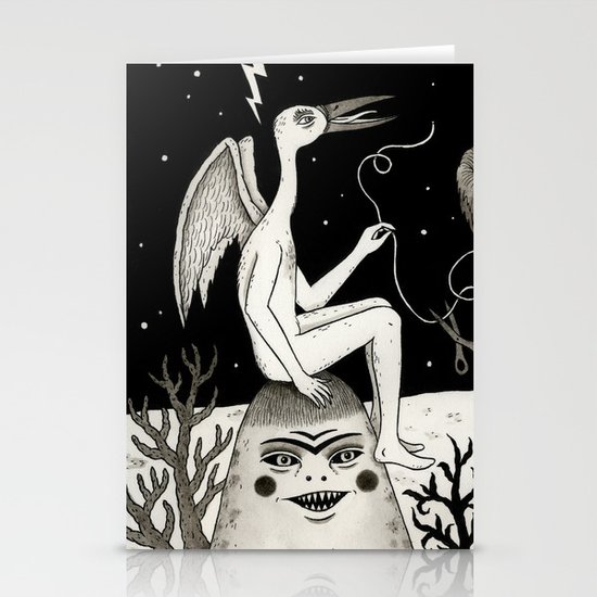 Scissors, String and Solitude Stationery Cards