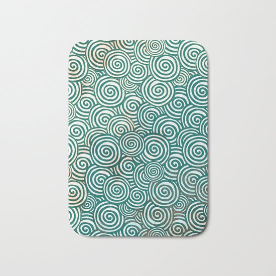 Waves of life Bath Mat