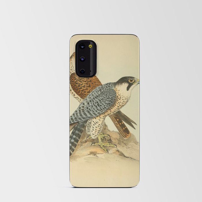 Peregrine Falcon by Henry Leonard Meyer, 1853 (benefitting The Nature Conservancy) Android Card Case