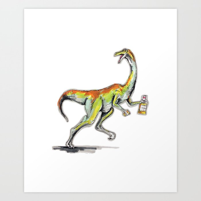 tequilasaurus Art Print