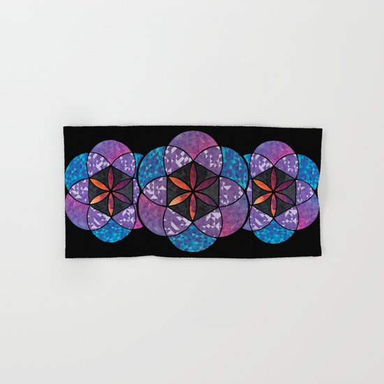 Fractal Seed of Life Hand & Bath Towel