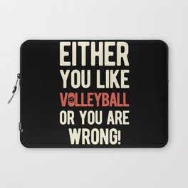 Funny Volleyball Laptop Sleeve