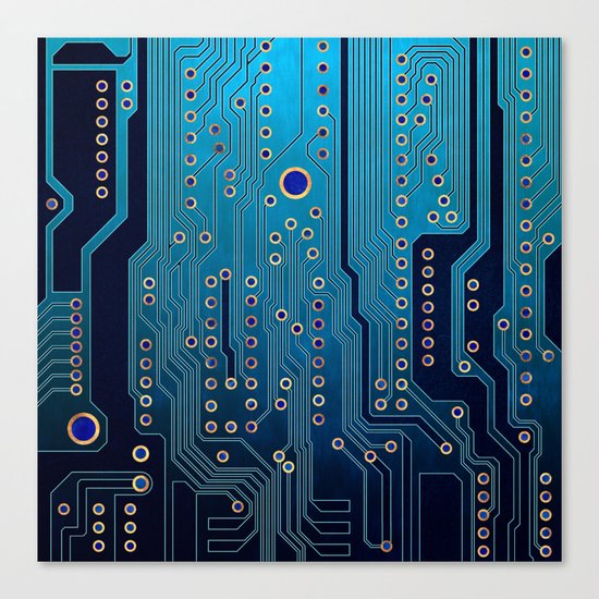 PCB / Version 5 Canvas Print