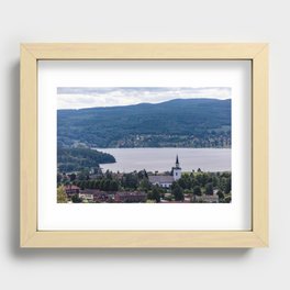 Siljansnas, Lake Sijan, Sweden Recessed Framed Print