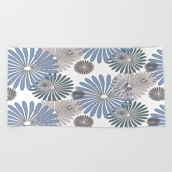 Flowers Beach Towel