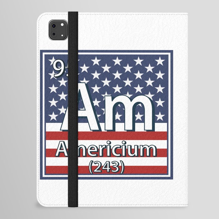Americium - American Element Flag iPad Folio Case