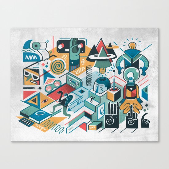 mindstream Canvas Print