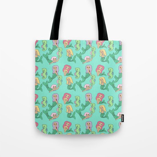 Kitsch Mermaid Tote Bag