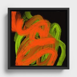 Abstract Painting 94e.  Framed Canvas