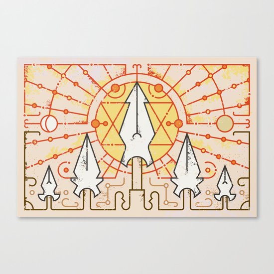 Sun Stands Still (by Alex Griendling) Canvas Print