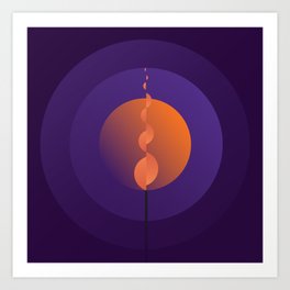 The Candle Art Print