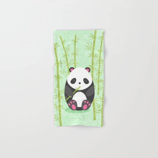 Panda Hand & Bath Towel