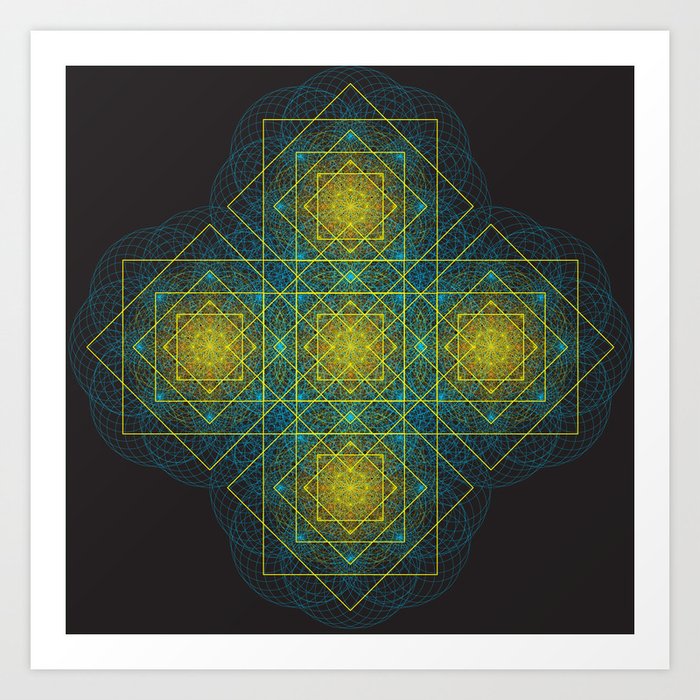 Matrice of Light Art Print