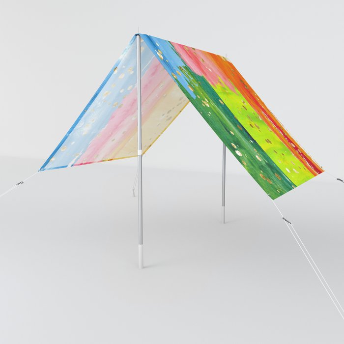 Glitter Color Abstract Elegant Collection Sun Shade