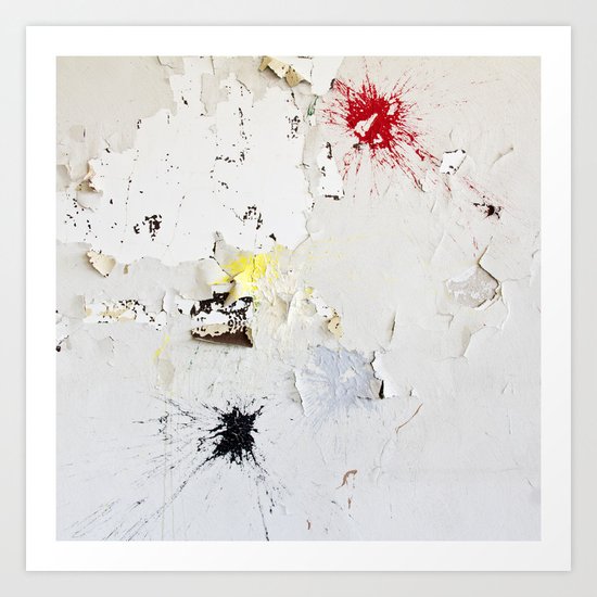 Splat Art Print