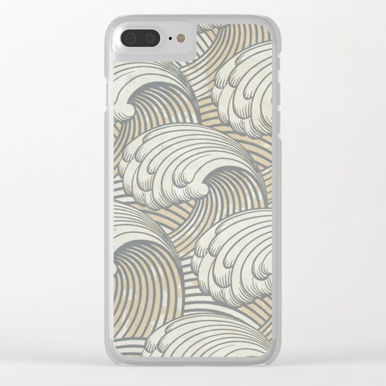 Waves Clear iPhone Case