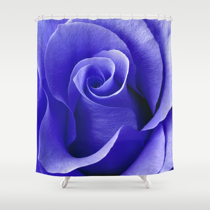 Blue Rose Shower Curtain By Imagevixen Society6