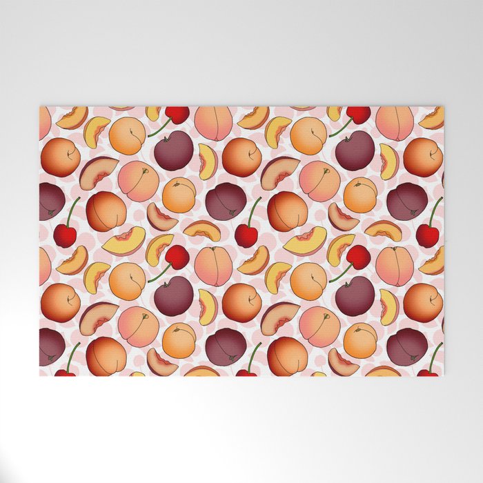 Tumbling Stone Fruits  Welcome Mat