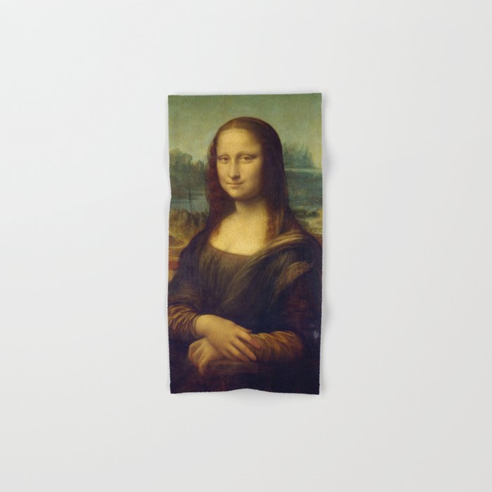 Mona Lisa - Leonardo da Vinci Hand & Bath Towel
