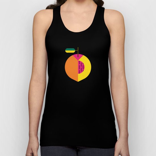 Fruit: Peach Unisex Tank Top