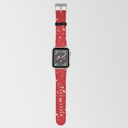Red Terrazzo Seamless Pattern Apple Watch Band