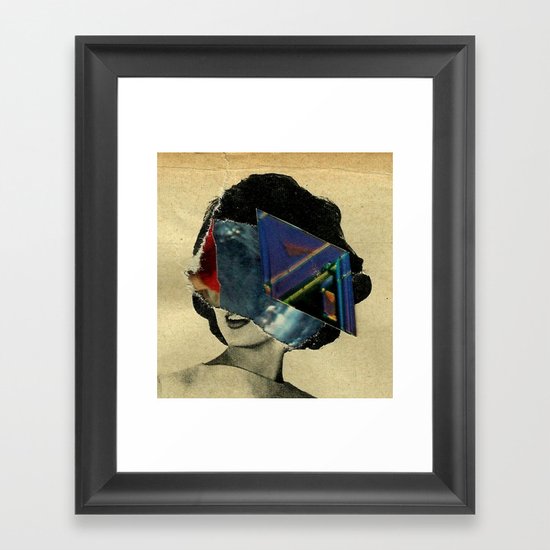 parallax_notebook_ Framed Art Print