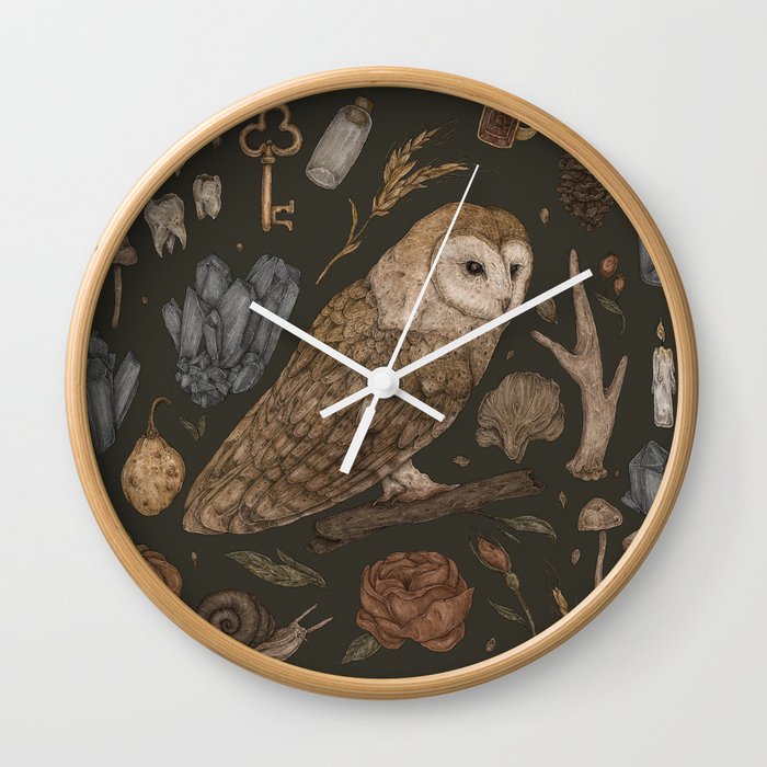 Harvest Owl Wall Clock