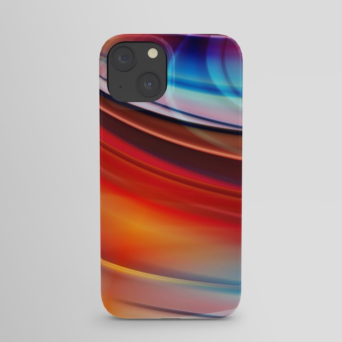 glowing Waves  iPhone Case