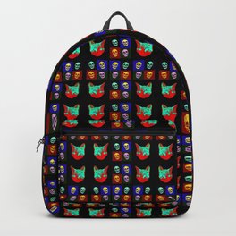 Creepy Cats and Skulls  Backpack
