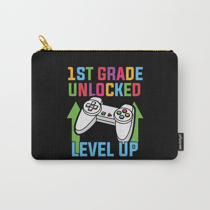 1st Grade Unlocked Level Up Carry-All Pouch