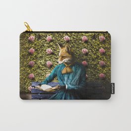 Fiona Fox reading in the garden Carry-All Pouch