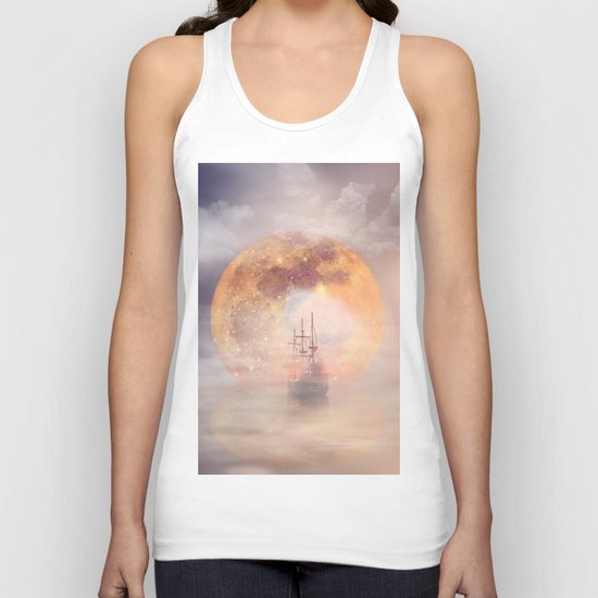 Full Moon Unisex Tank Top