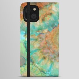 Time Benders - Abstract Colorful Mandala Art iPhone Wallet Case