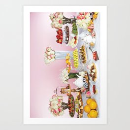 Pastry Party  Art Print