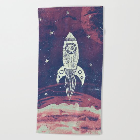Space Adventure Beach Towel