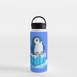 Penguin on Ice Water Bottle