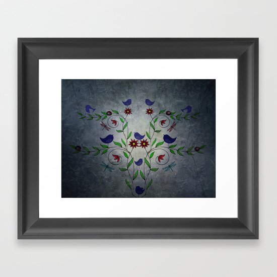 Bluebirds Framed Art Print