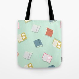Colorful Books Vector Pattern Tote Bag