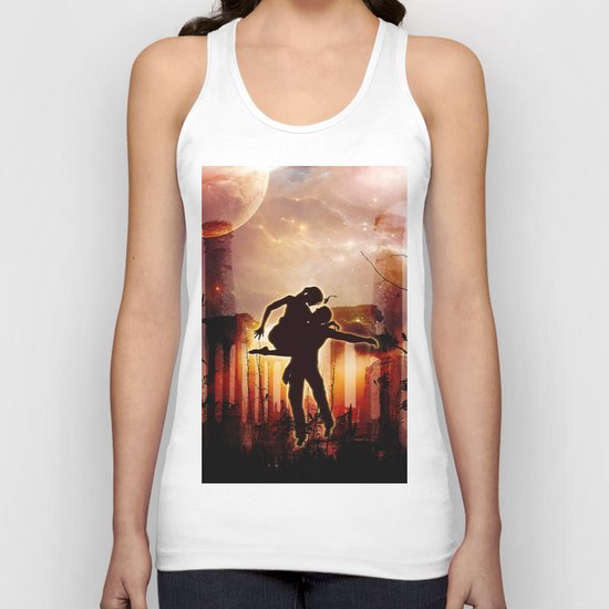 Dancing in the night Unisex Tank Top