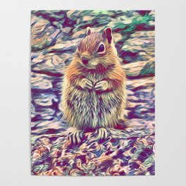 Ground Squirrel Poster