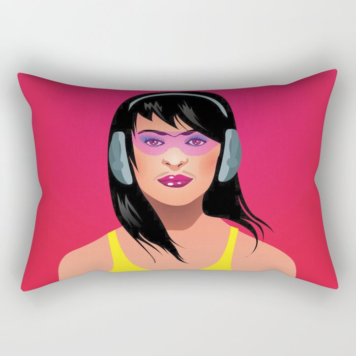 Frida DJ Rectangular Pillow