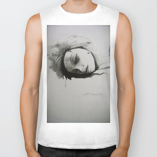 sleeping beauty Biker Tank