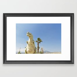 Desert Dino Framed Art Print
