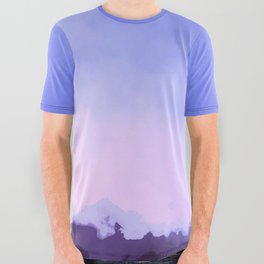 A beautiful abstract background with colorful paint textures All Over Graphic Tee