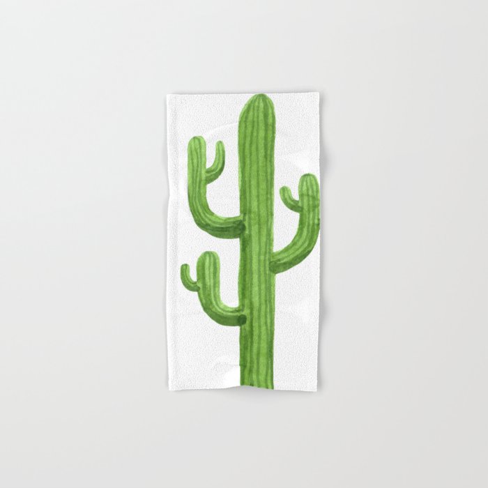 Cactus One Hand & Bath Towel