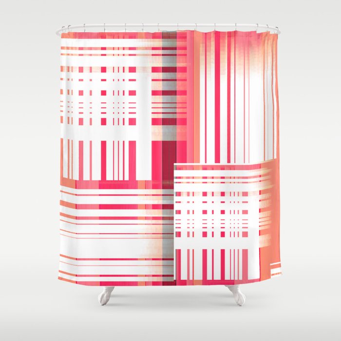Abstract Dimensions In C Muted, Shower Curtain Dimensions