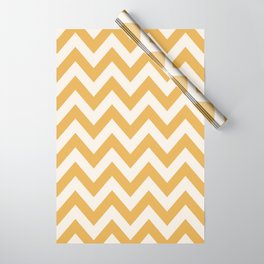 Chevron Yellow Wrapping Paper