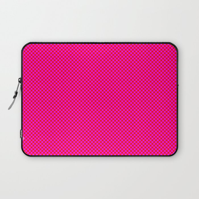Red and magenta squares Laptop Sleeve