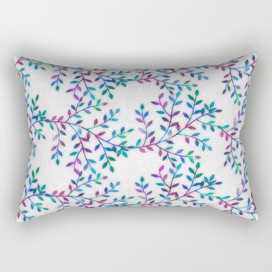 Small, Colorful Leaves 2 Rectangular Pillow